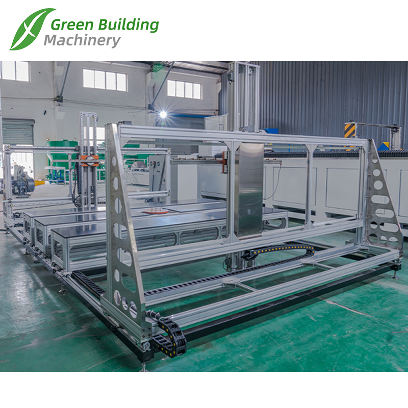 5-осевой станок для резки пенопласта с ЧПУ и регулируемой длиной блока